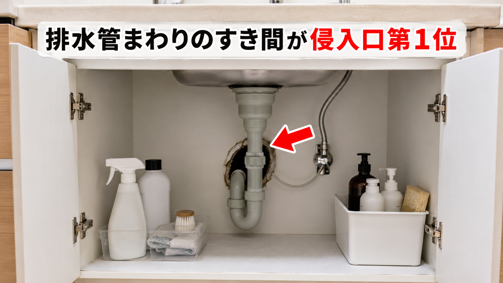 台所の侵入経路