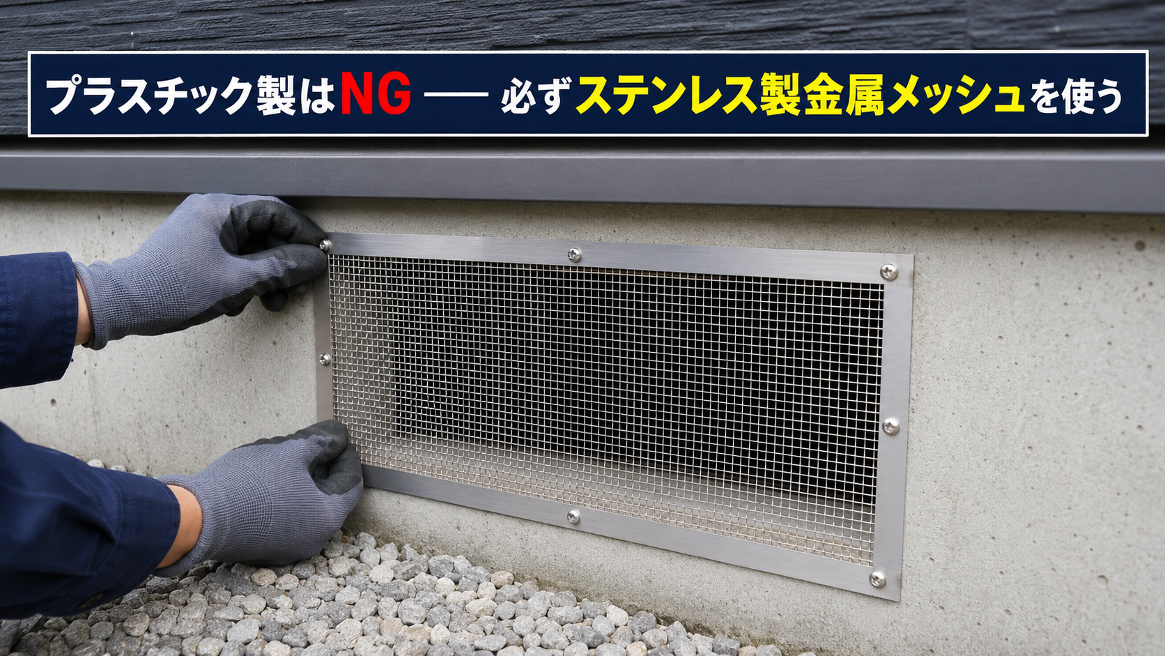 床下ネズミ対策